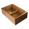 Alfi Brand ALFI brand AB3321 33" Dbl Bowl Bamboo Kitchen Farm Sink AB3321 - alternate 9